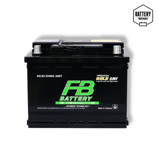 แบตเตอรี่รถยนต์ FB Premium Gold LN2 (L) (DIN65-SMF)
