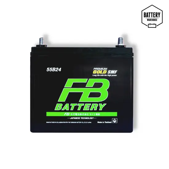 แบตเตอรี่รถยนต์ FB Premium Gold G-2100R (JIS 55B24R-SMF)