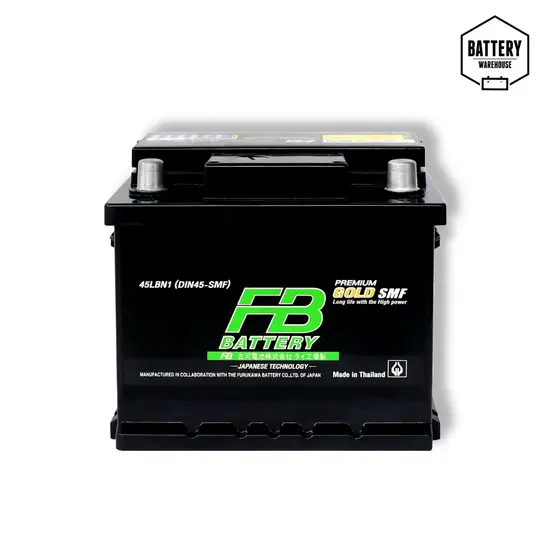 แบตเตอรี่รถยนต์ FB Premium Gold LBN1 (L) (DIN45-SMF)