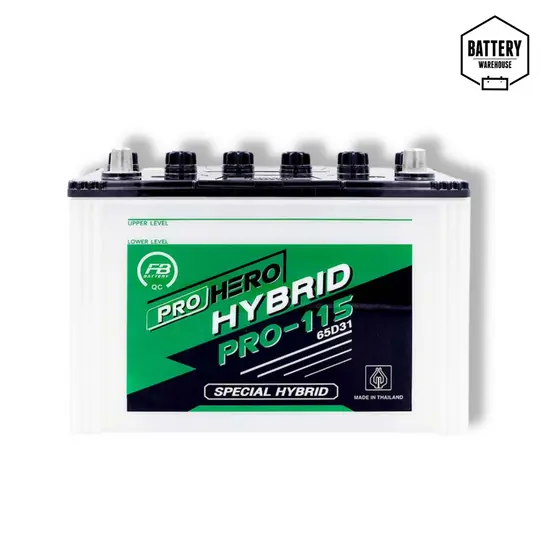 แบตเตอรี่รถยนต์ FB Prohero Hybrid Pro-115R (JIS 65D31R)