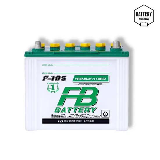 แบตเตอรี่รถยนต์ FB Hybrid F-105R (JIS 55D26R)