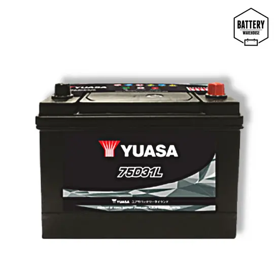 แบตเตอรี่รถยนต์ YUASA 75D31R-SMF