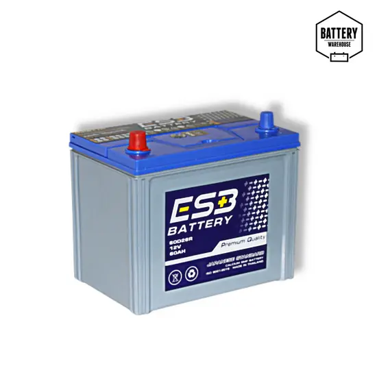 แบตเตอรี่รถยนต์ ESB MF95 (JIS 60D26R-MF)