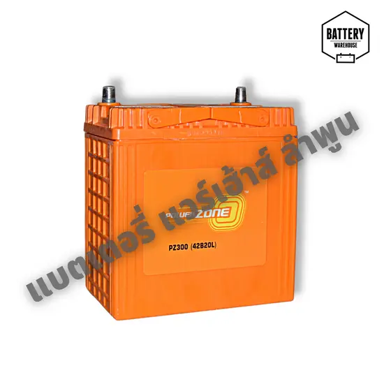 แบตเตอรี่รถยนต์ Power Zone PZ300 (JIS 42B20R)