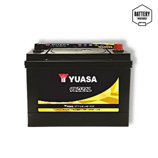 แบตเตอรี่รถยนต์ YUASA 95D26L-SMF แบตเตอรี่รถยนต์ YUASA 95D26L-SMF