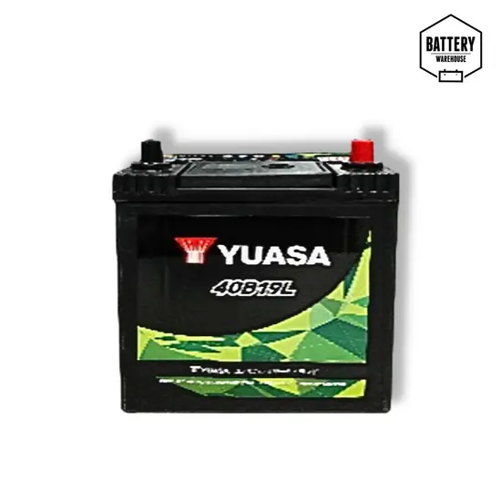 แบตเตอรี่รถยนต์ YUASA 40B19R-SMF