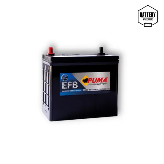 แบตเตอรี่รถยนต์ PUMA EFB N55L-SMF