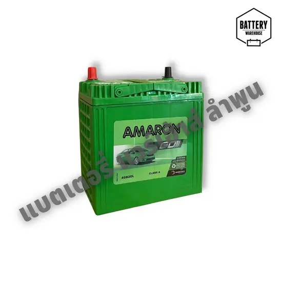 แบตเตอรี่รถยนต์ AMARON GO N40Z (JIS 40B20L)
