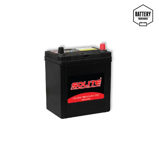 แบตเตอรี่รถยนต์ SOLITE รุ่น 40B19R (SMF)