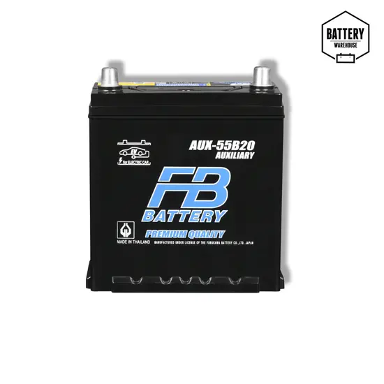 แบตเตอรี่รถยนต์ FB AUX-55B20L (JIS 55B20L-MF)
