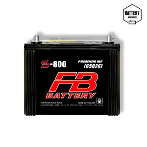 แบตเตอรี่รถยนต์ FB S-800R (JIS 65D26R-MF)