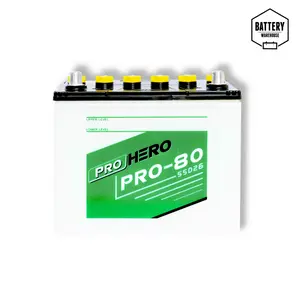 แบตเตอรี่รถยนต์ FB Prohero Pro-80R (JIS 55D26R)