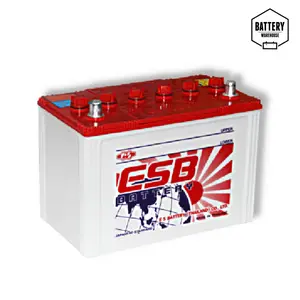 แบตเตอรี่รถยนต์ ESB E2000R (JIS 95D31R)