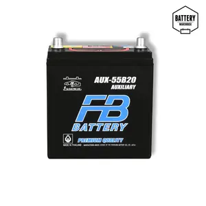 แบตเตอรี่รถยนต์ FB AUX-55B20R (JIS 55B20R-MF)