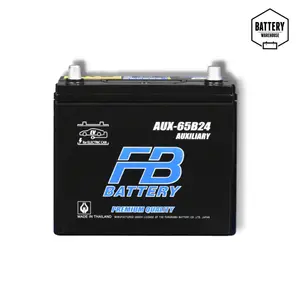 แบตเตอรี่รถยนต์ FB AUX-65B24L (JIS 65B24L-MF)