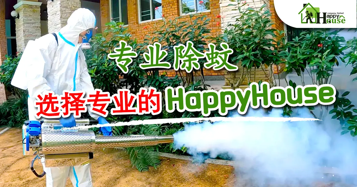 专业除蚊 选择专业的 HappyHouse