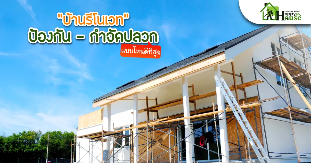 "บ้านรีโนเวท"  ป้องกัน - กำจัดปลวก แบบไหนดีที่สุด "บ้านรีโนเวท"  ป้องกัน - กำจัดปลวก แบบไหนดีที่สุด