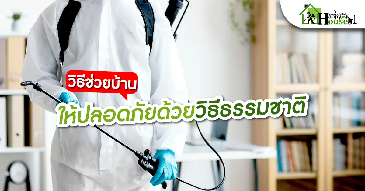 วิธีช่วยบ้านให้ปลอดภัยด้วยวิธีธรรมชาติ