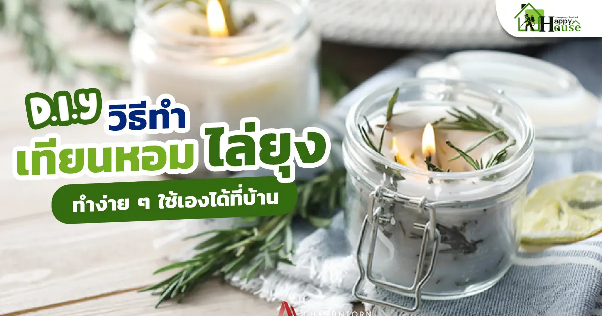 DIY วิธีทำเทียนหอมไล่ยุง ทำง่าย ๆ ใช้เองได้ที่บ้าน DIY วิธีทำเทียนหอมไล่ยุง ทำง่าย ๆ ใช้เองได้ที่บ้าน