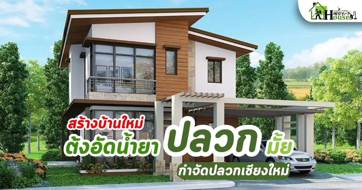 สร้างบ้านใหม่ต้องอัดน้ำยาปลวกไหม