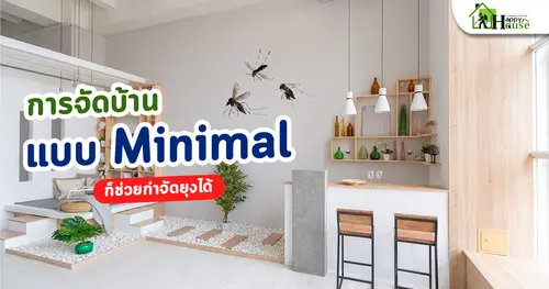 การจัดบ้านแบบ Minimal ก็ช่วยกำจัดยุงได้