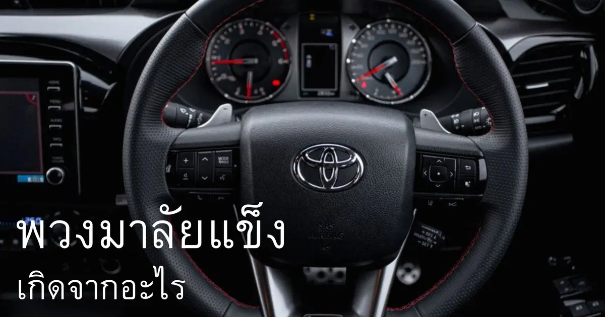 พวงมาลัยเพาเวอร์หนัก เกิดจากอะไร?