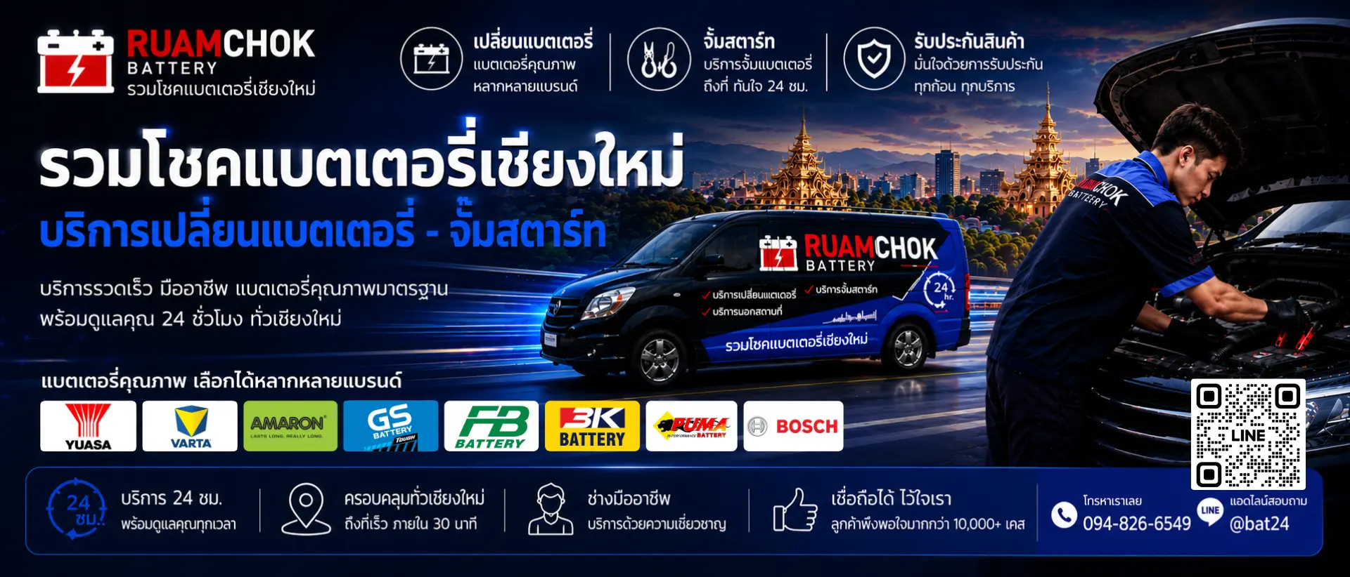 แบตเตอรี่พรีเมี่ยม