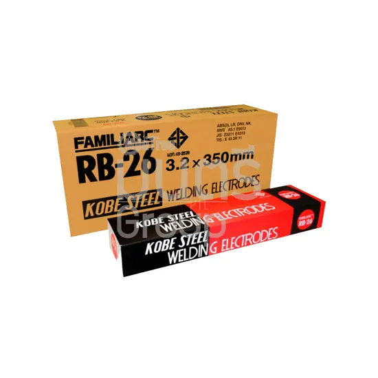 ลวดเชื่อม KOBE RB-26 3.2 มิล (แดง) 20 KG. 1:4