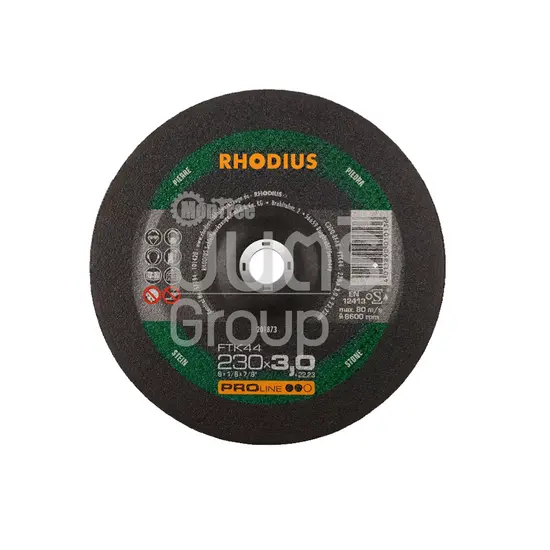 แผ่นตัดปูน #9" โรเดียส RHODIUS (FTK44)