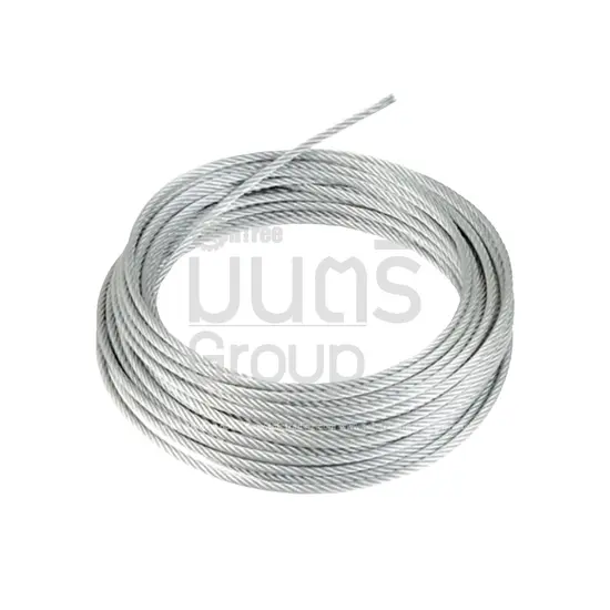 ลวดสลิง ไส้เหล็ก 3/8" ใช้กับเครน(6x37) (ยกม้วน 50 เมตร) ลวดสลิง ไส้เหล็ก 3/8" ใช้กับเครน(6x37) (ยกม้วน 50 เมตร)