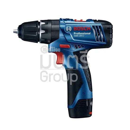 สว่านกระแทกไร้สาย 12 V BOSCH GSB 120, 120-LI (แบต 2 ก้อน)