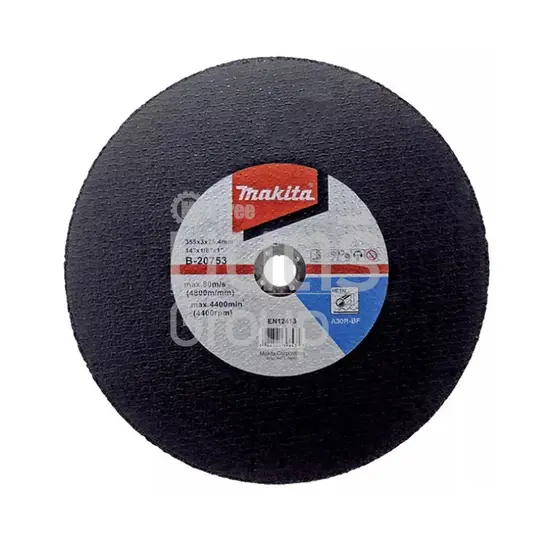 แผ่นตัดเหล็ก (ไฟเบอร์) #14" MAKITA รุ่นใหม่ A-89545  (355 x3 x 25.4 MM)