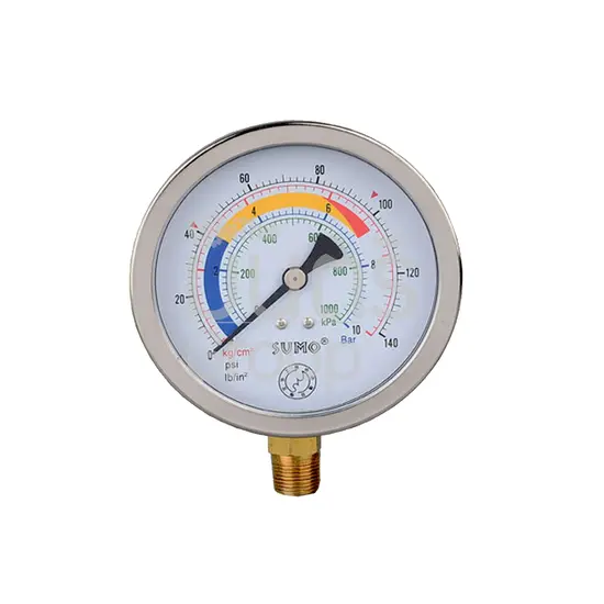 เกย์วัดแรงดัน 2 1/2" SUMO 10 BAR/140 PSI