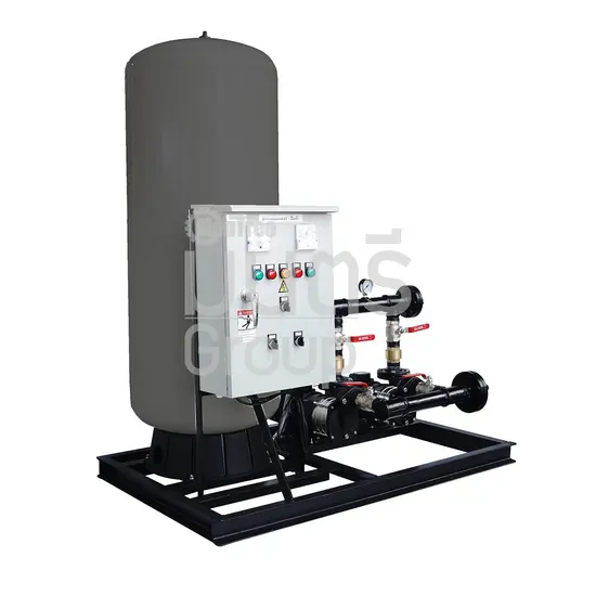 (ชุด) ปั๊มบูทเตอร์ปั๊ม 2สาย 2" TORQUE TQ-WP-CMH8-30/2B (ปั๊ม2ตัว) + ถัง 160 L