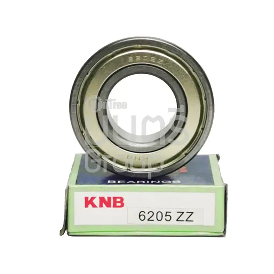 ลูกปืนรถเข็น 10"-12" รู 1" #6205 ZZ KNB เกรด A
