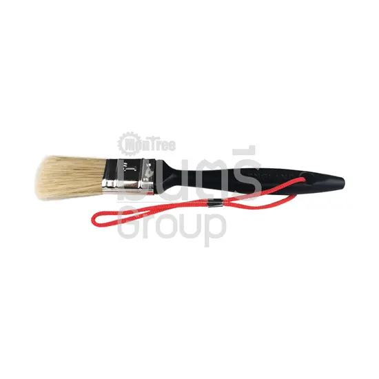 แปรงทาสีขนขาว GOLDSEAL ด้ามดำ 1"