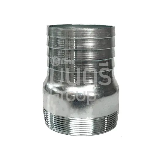 ข้อต่อหางปลาเกลียว 1 ข้าง เหล็ก 4" (แป๊ปลด)