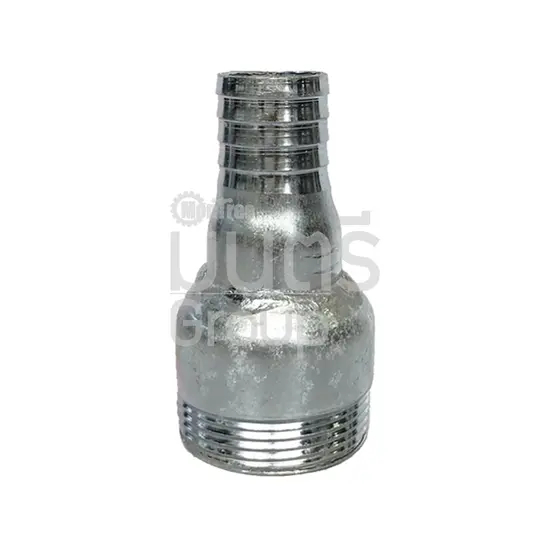 ข้อต่อหางปลาเกลียว 1 ข้างลด เหล็ก 1 1/2" x 1" (แป๊ปลด)