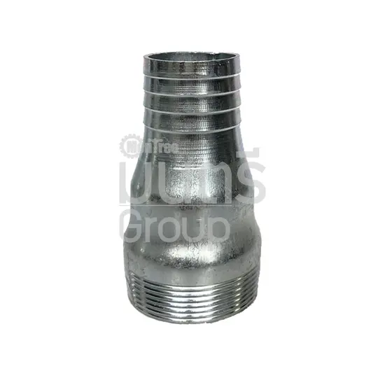 ข้อต่อหางปลาเกลียว 1 ข้างลด เหล็ก 2" x 1 1/2" (แป๊ปลด)