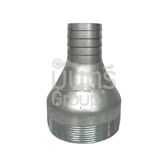 ข้อต่อหางปลาเกลียว 1 ข้างลด เหล็ก 3" x 1 1/2" (แป๊ปลด)