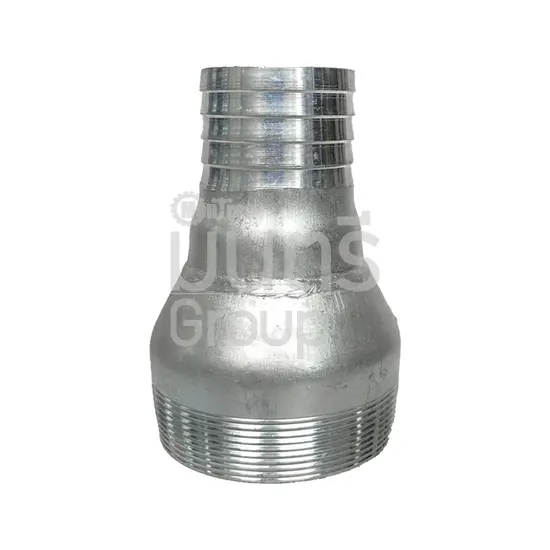 ข้อต่อหางปลาเกลียว 1 ข้างลด เหล็ก 3" x 2" (แป๊ปลด)