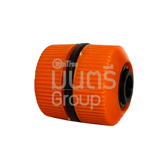 ข้อต่อสายยางสวมอัด PVC 3/4" ส้มดำ