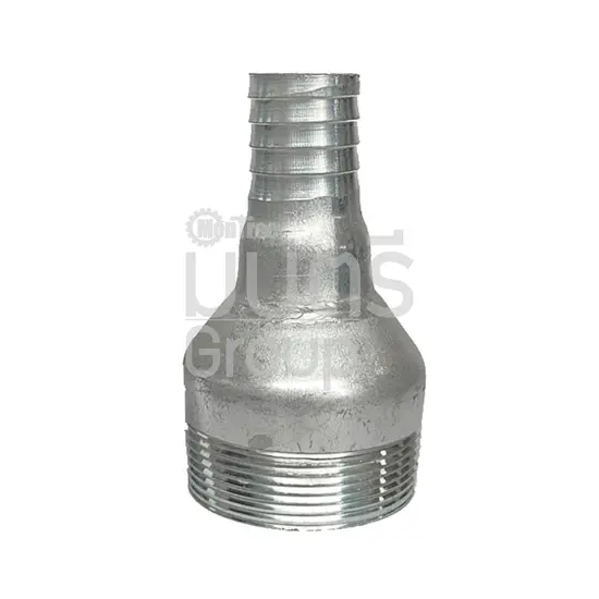 ข้อต่อหางปลาเกลียว 1 ข้างลด  เหล็ก 2" x 1" (แป๊ปลด)