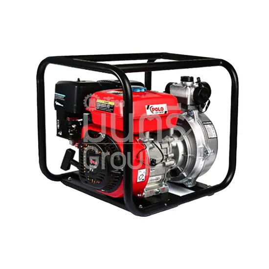เครื่องสูบน้ำ POLO 7HP รุ่น H50ZB8048Q + ปั๊มแรงดันสูง 2 ใบพัด 2" ส่งสูง 80ม.