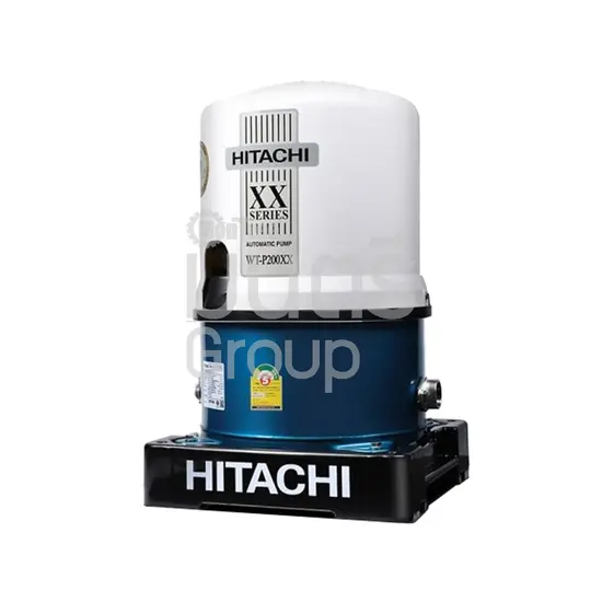 ปั๊มอัตโนมัติถังกลม 1" HITACHI WT-P200 XS, XX 200W