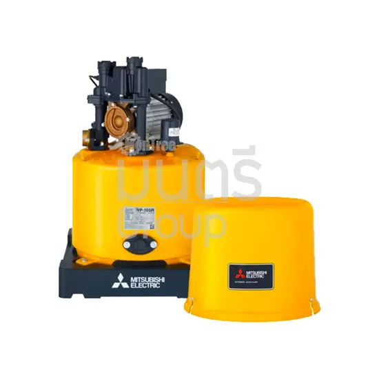 ปั๊มอัตโนมัติถังกลม 3/4" MITSUBISHI WP-105 R 100W