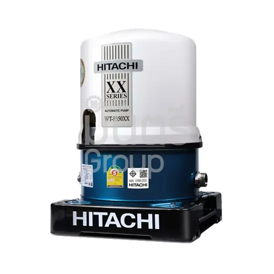 ปั๊มอัตโนมัติถังกลม 1" HITACHI WT-P350 GX,XS,XX 350W