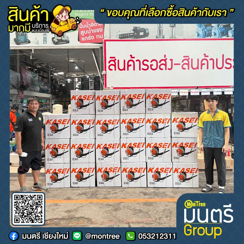 KASEI เครื่องเป่าลม / เป่าใบไม้ สะพายหลัง รุ่น EB-500E