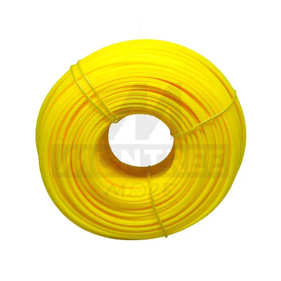 TTK สายเอ็น ม้วน 1 กก. 2.5 มิล เหลี่ยมสีเหลือง