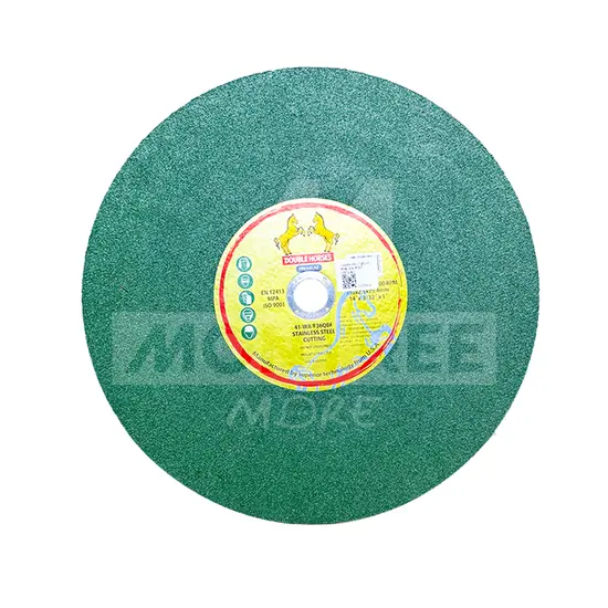 DOUBLR HORSES แผ่นตัดเหล็กไฟเบอร์ 14" สีเขียว